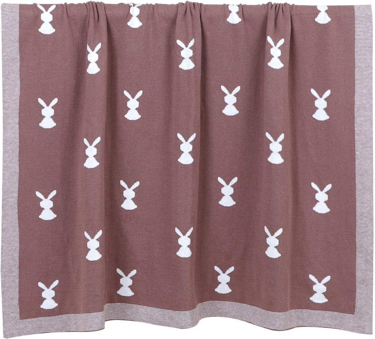 Wrap me Baby Wrap Blanket Soft 100% Cotton - Bunny Pattern