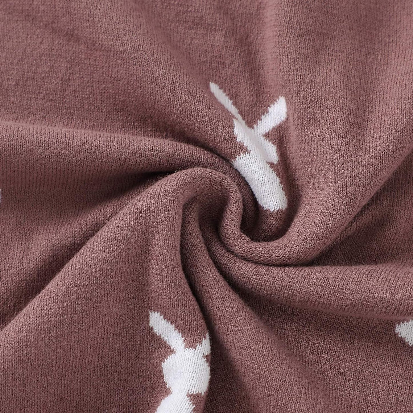 Wrap me Baby Wrap Blanket Soft 100% Cotton - Bunny Pattern