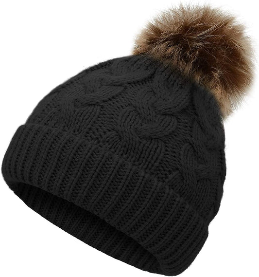 Baby Beanie Pom Pom Hat Warm Beanie Cap