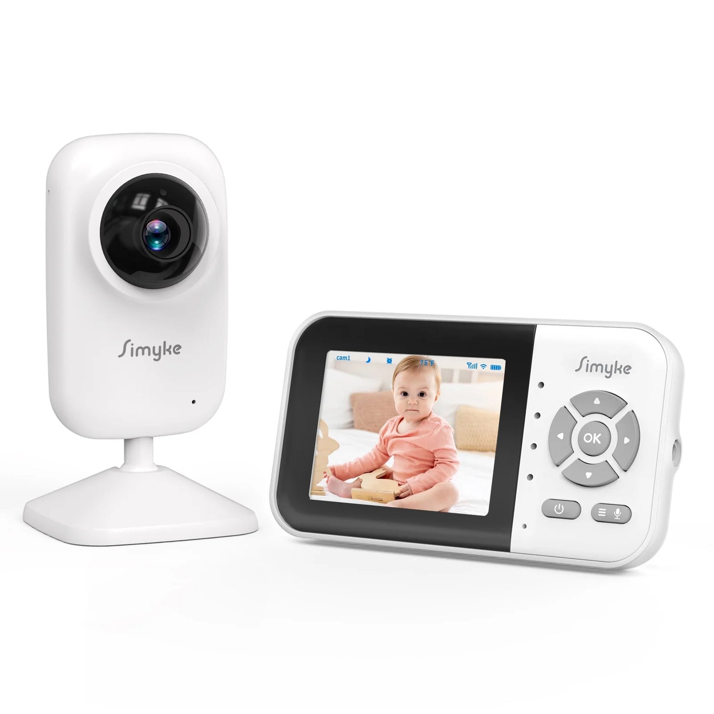  Video Baby Monitor,Wifi Baby Camera,2.8" LCD Display