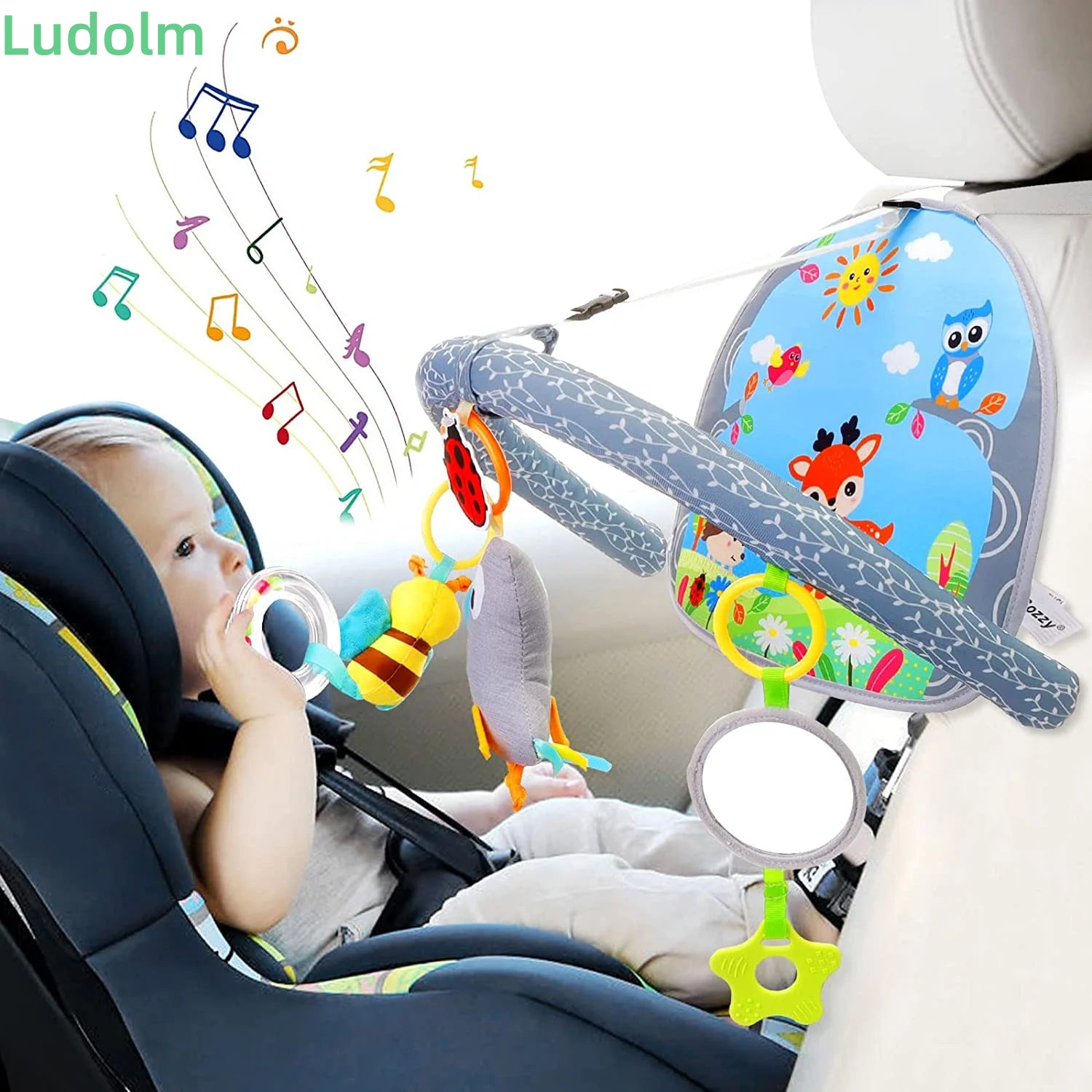 Lullaby Infant Hanging Car Seat Toys for Babies 0-6 Months